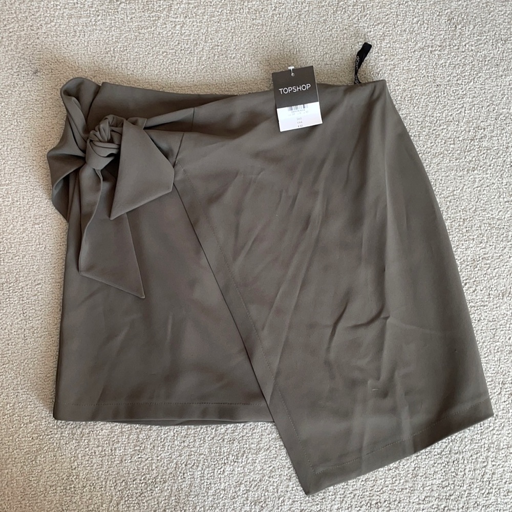 Topshop | Wrap Mini Skirt (6)